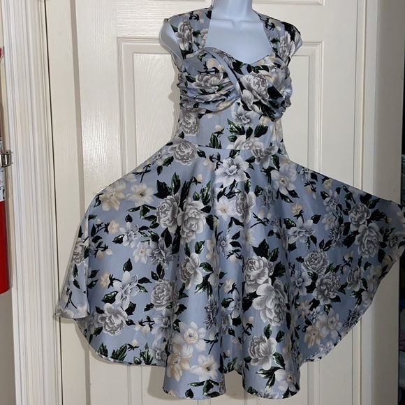 Miss Lulo Fit & Flare Dress - Size Small - Picture 2 of 11